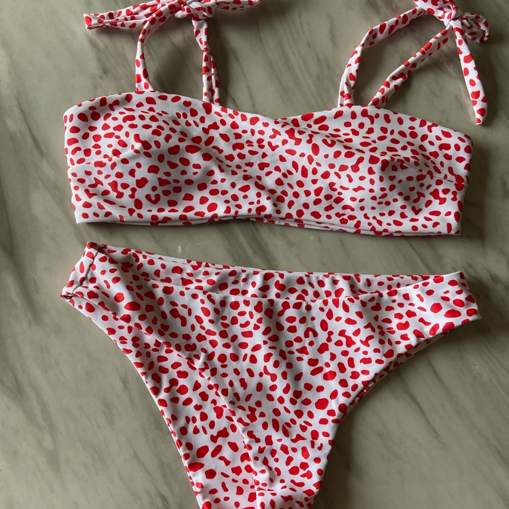 Two piece swim suit